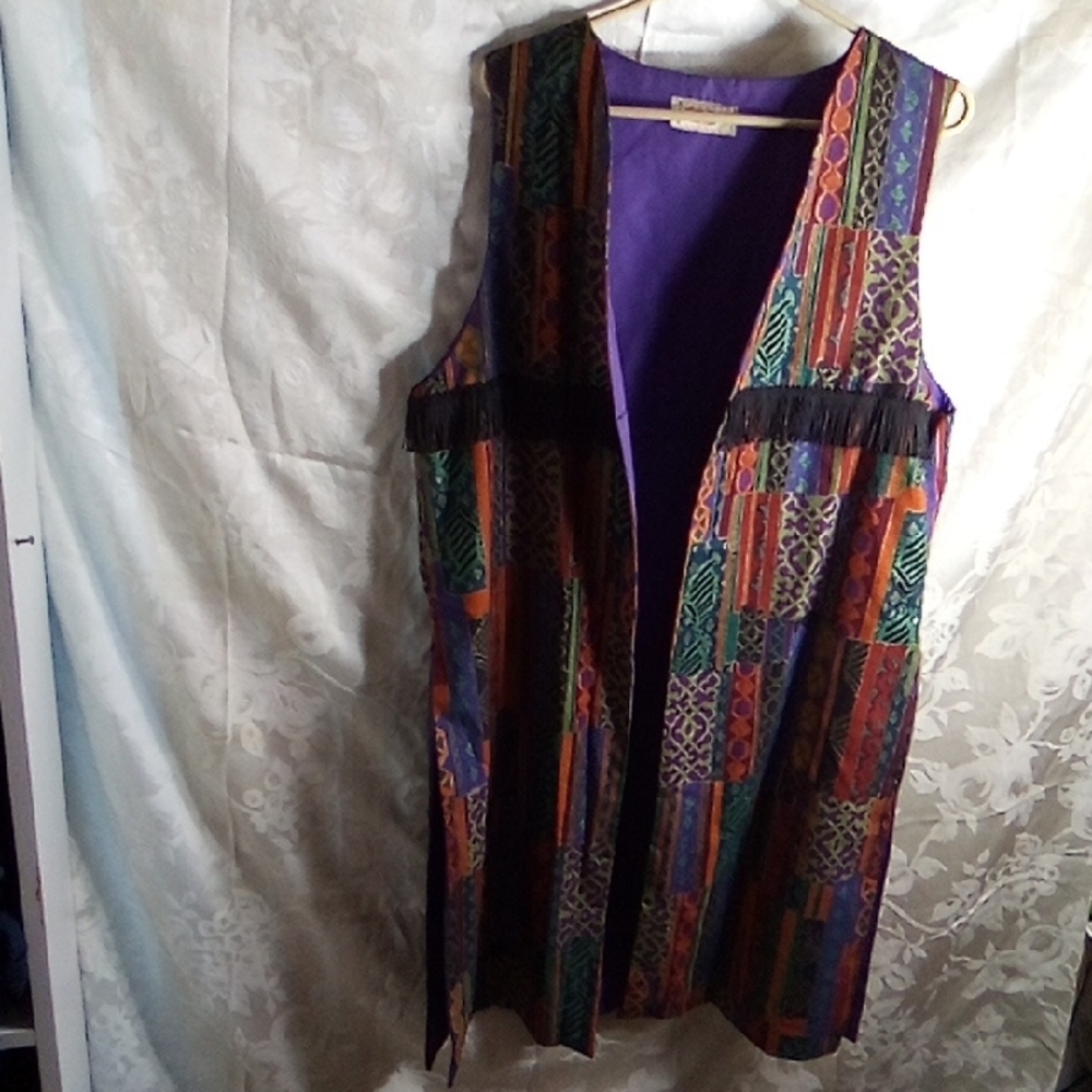 Vibrant Multicolor Sleeveless Midi Dress